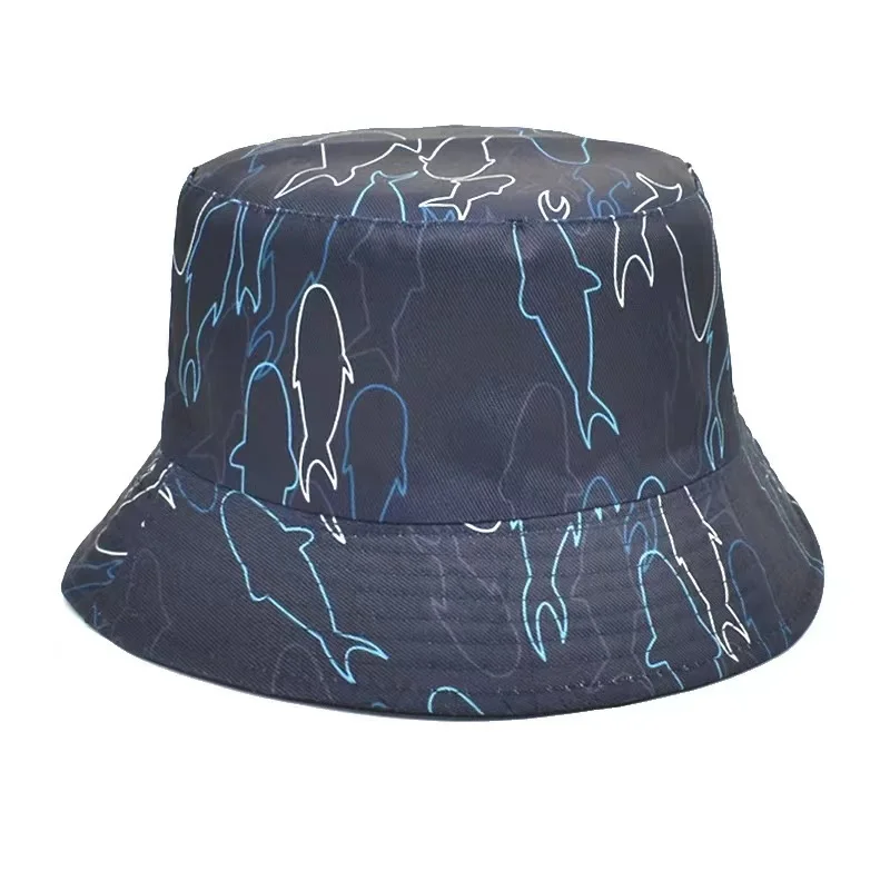 

Панама с цветочным принтом для мужчин и женщин, двусторонняя шляпа от солнца, для отдыха на открытом воздухе, путешествий, летняя