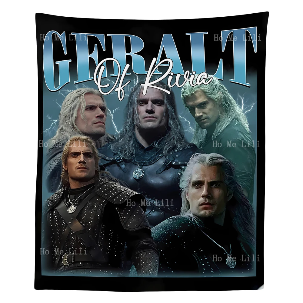 Медальон Геральт из Ривии винтажный гобелен Генри Кавилла дикая охота 90-е годы