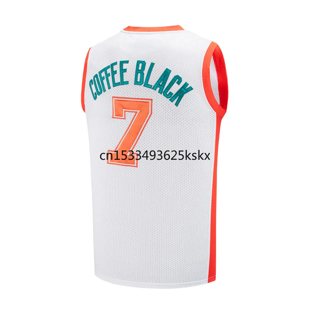 Кофейный черный Джерси 7 цветов тропики баскетбольная 33 Джеки Луна спортивная