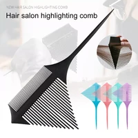 hair dyeing comb multifunctional double sided pointed tail triangle pick comb portable comb for hairstylist