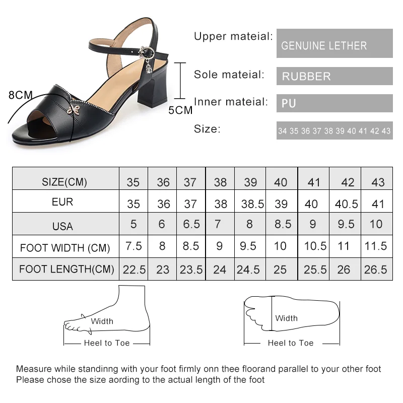 AIYUQI Women's Sandals Summer 2023 New Fashion Genuine Leather Women's Dress Sandals Open Toe Mid Heel Sandals Women