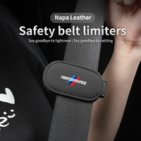 adjustable car safety belt clip magnetic auto seat belts holder stopper buckle clamp for bmw interior accessories