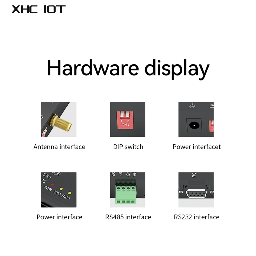 SX1278 LoRa 433MHz RS232 RS485 Wireless Transceiver Rf Module SMA-K 100mW XHCIOT E32-DTU(433L20)-V8 20dBm 3km Long Range