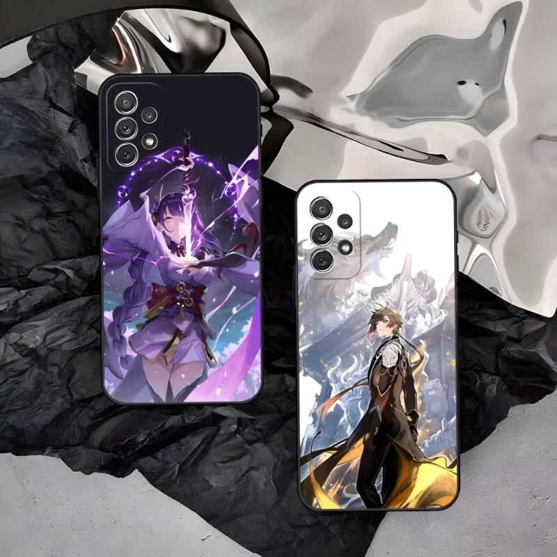 

Genshin Impact Anime Phone Case For Samsung Galaxy S23 S20 S10 S30 S22 S21 S8 S7 S9 Pro Plus Ultra Fe Back Cover