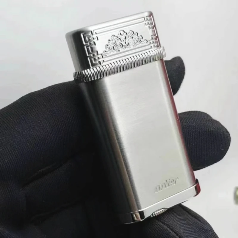 

Новое поступление, зажигалка для курения Cartier 2023, Классическая Роскошная зажигалка, зажигалка с камнями и коробкой OPG