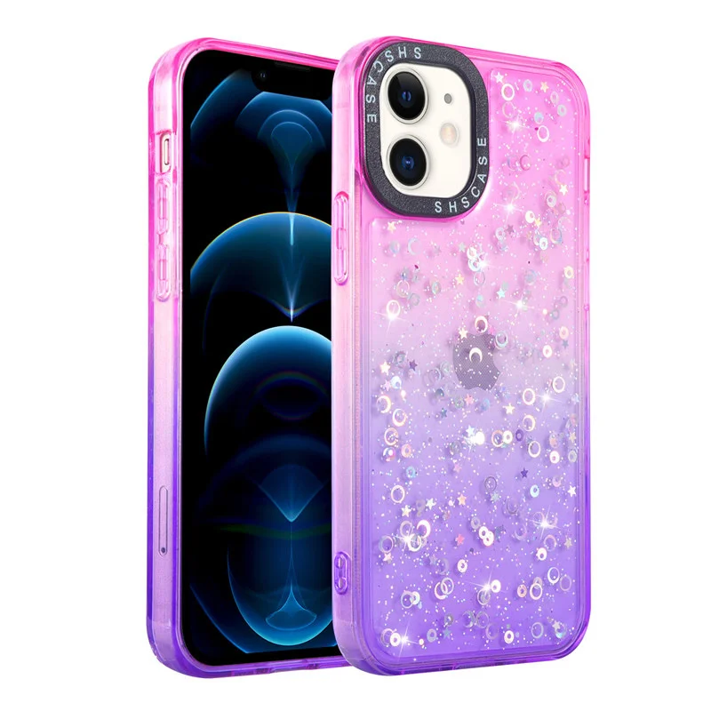 Чехол для iPhone совместимый с моделями 13 12 pro 11 Max XS XR x 7 8 plus красивый Радужный