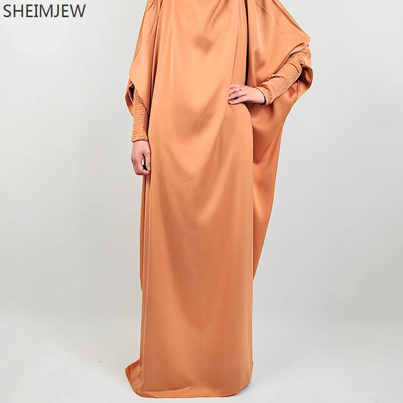 2024 женское платье с банданой мусульманский хиджаб Рамадан свободная абайя