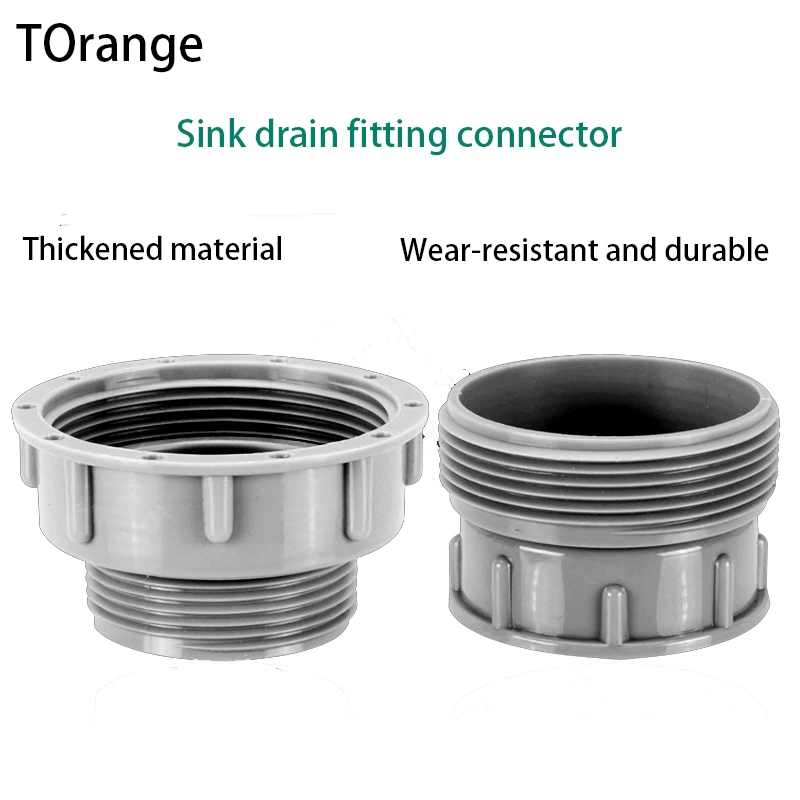 

Kitchen Sink Drain Fittings Stainless Steel Dish Basin Sink Drain Pipe Anti-overflow Adapter Connecting Pipe