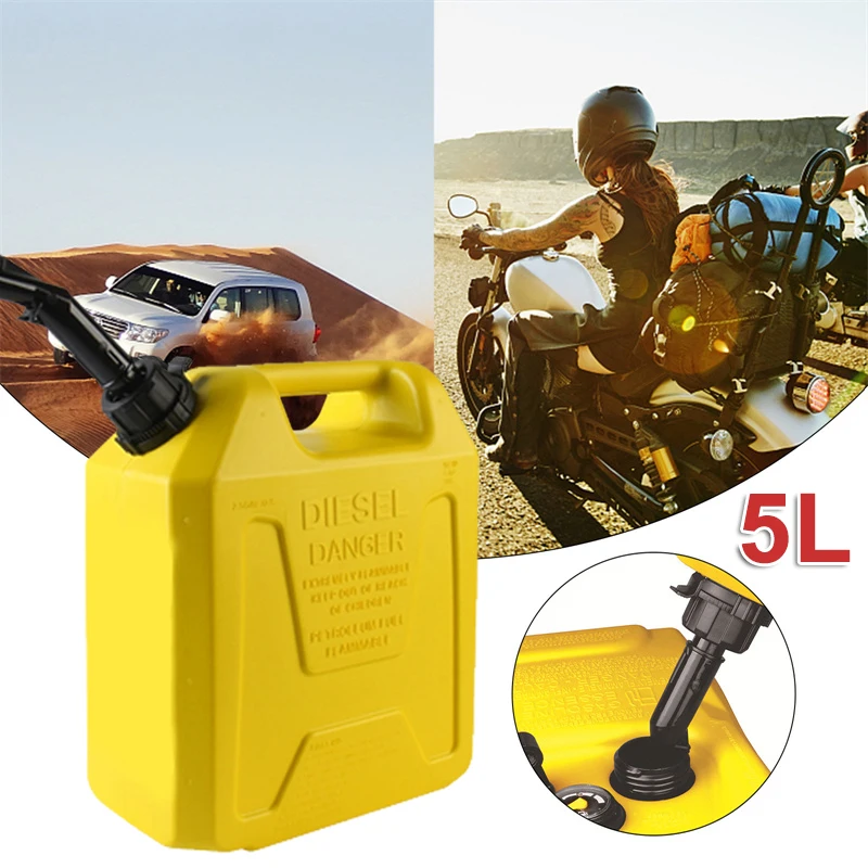 

Пластиковый топливный бак объемом 5 л, самозакрывающиеся дизельные бочки с автовентиляцией для мотоцикла, автомобиля, квадроцикла, внедоро...