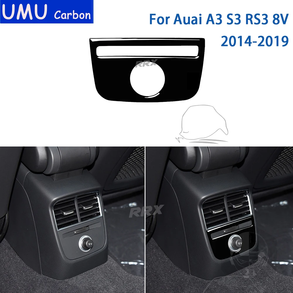 Для Audi A3 S3 RS3 8V 2014 2015 2016 2017 2018 2019 аксессуары для салона автомобиля задняя