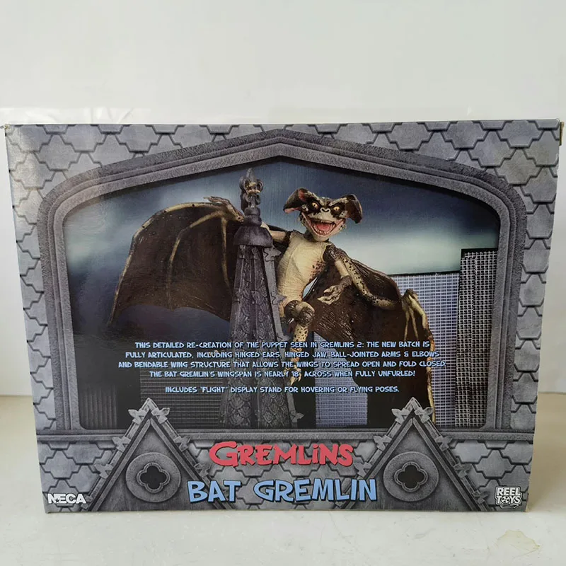 Фото Фигурка Gremlins 2, NECA 30757, фигурки из фильма «летучая мышь», фигурка Gremlin, коллекция игрушек, модель куклы, оригинальный подарок для детей №2