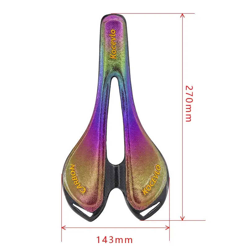 2022NEW Carbon Zadel Pu Lederen Multicolor Mtb Road Vouwfiets Seat Cycling Bike Fietsonderdelen |