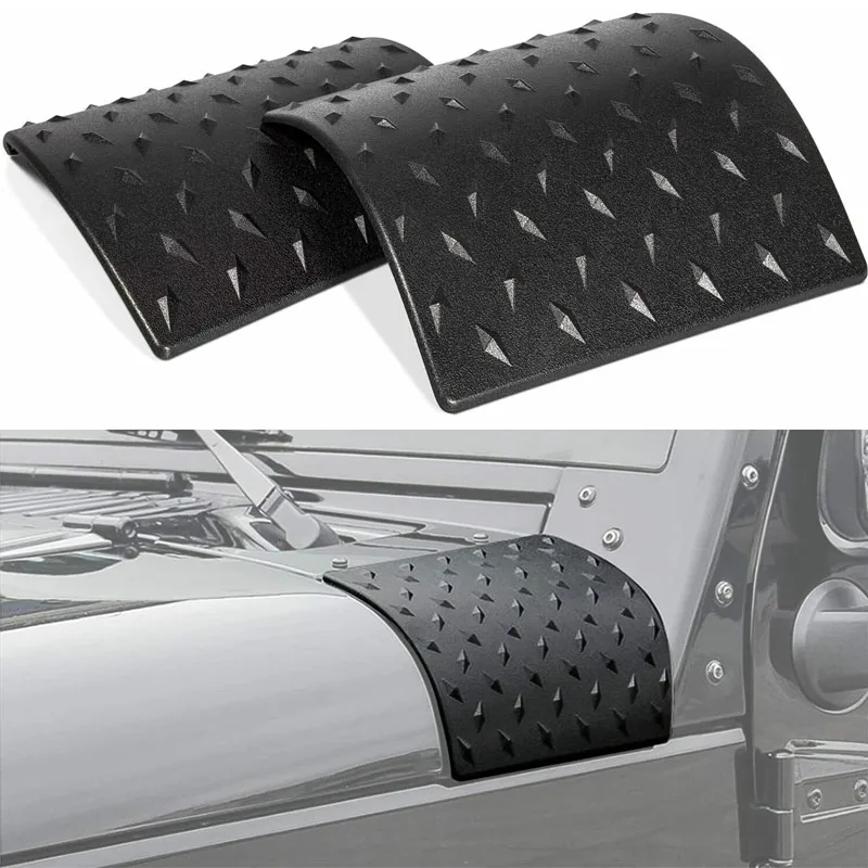 

Cowl Body Armor Outer Cowling Cover For Jeep Wrangler JK JKU 2/4 Door 2007-2018 (Pack of 2)