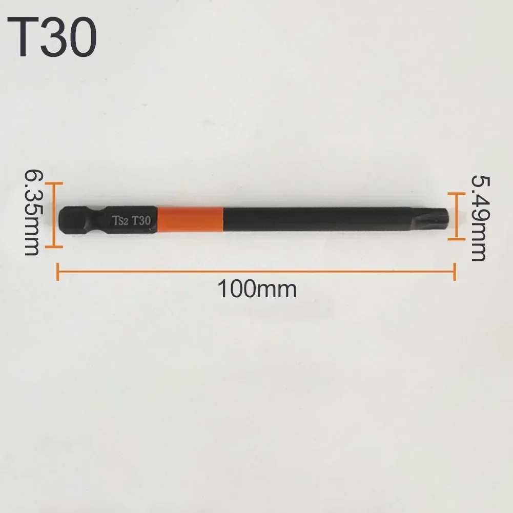 1 шт. отвертка с головкой Torx быстросменная ударная магнитная дрель T-10 T15 T20 T25 T30 T40