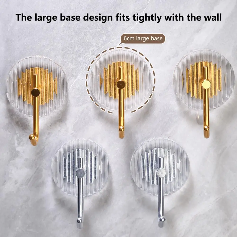 

Great Wall Hook with Glue Seamless Hanging Hook Scratch Resistant Hallway Entryway Hat Organizer Hanging Hook