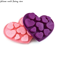 heart chocolate molds silicone mold cookie chocolate baking mold fondant cake decorating tools silicone baking pan baking tools
