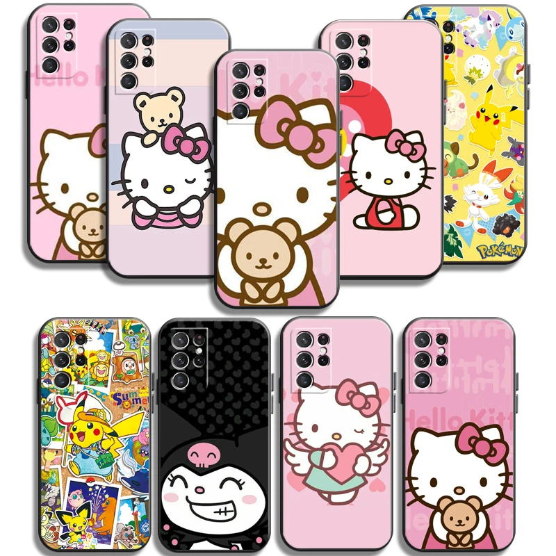 

Hello Kitty Cute Phone Cases For Samsung Galaxy S22 Ultra S20 S20 FE S20 Lite S20 Ultra S21 S21 FE Ultra Soft TPU Back Cover