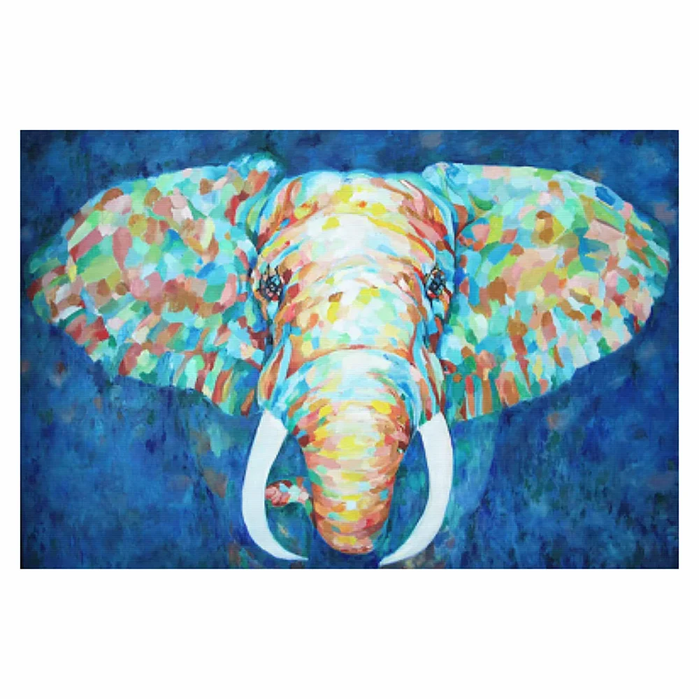 

5D Painted Elephant Animals Diamond Painting Square/Round Rhinestone Hobby Crafts Mosaic Handmade Gifts Cross Stitch Home Decor