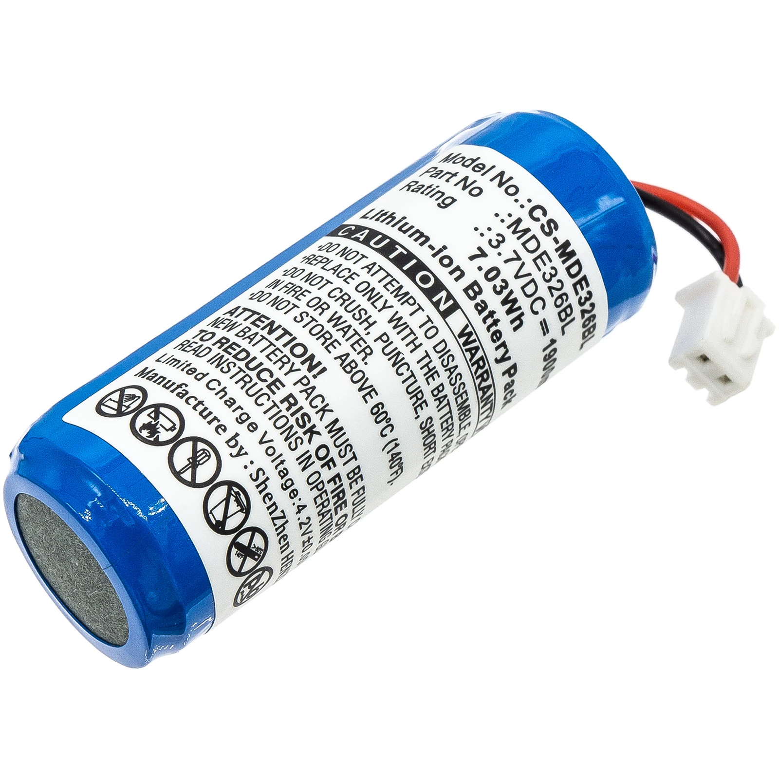 Батарея CameronSino для Mindeo CS3260 3260 CS3290 1900mAh / 7.03Wh