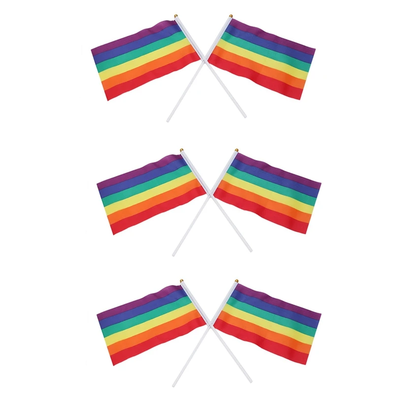 

36 шт. для гей-прайда и лесбиянок мир ЛГБТ Радужный Флаг Баннер для праздника Carnival