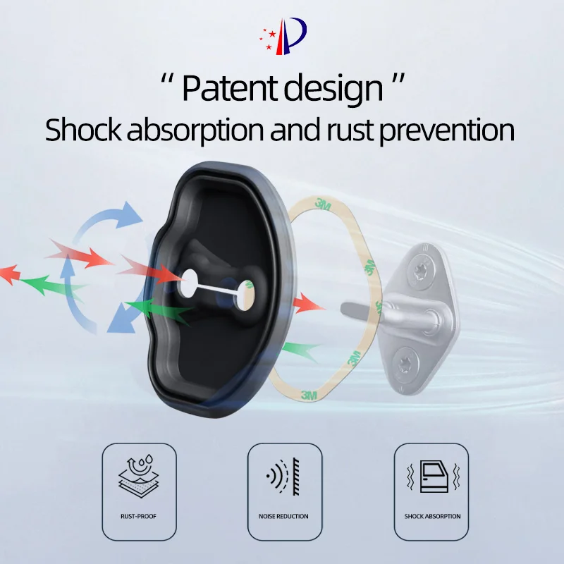 Для Tesla Model 3 X Y S крышка дверного замка автомобиля защитные аксессуары для