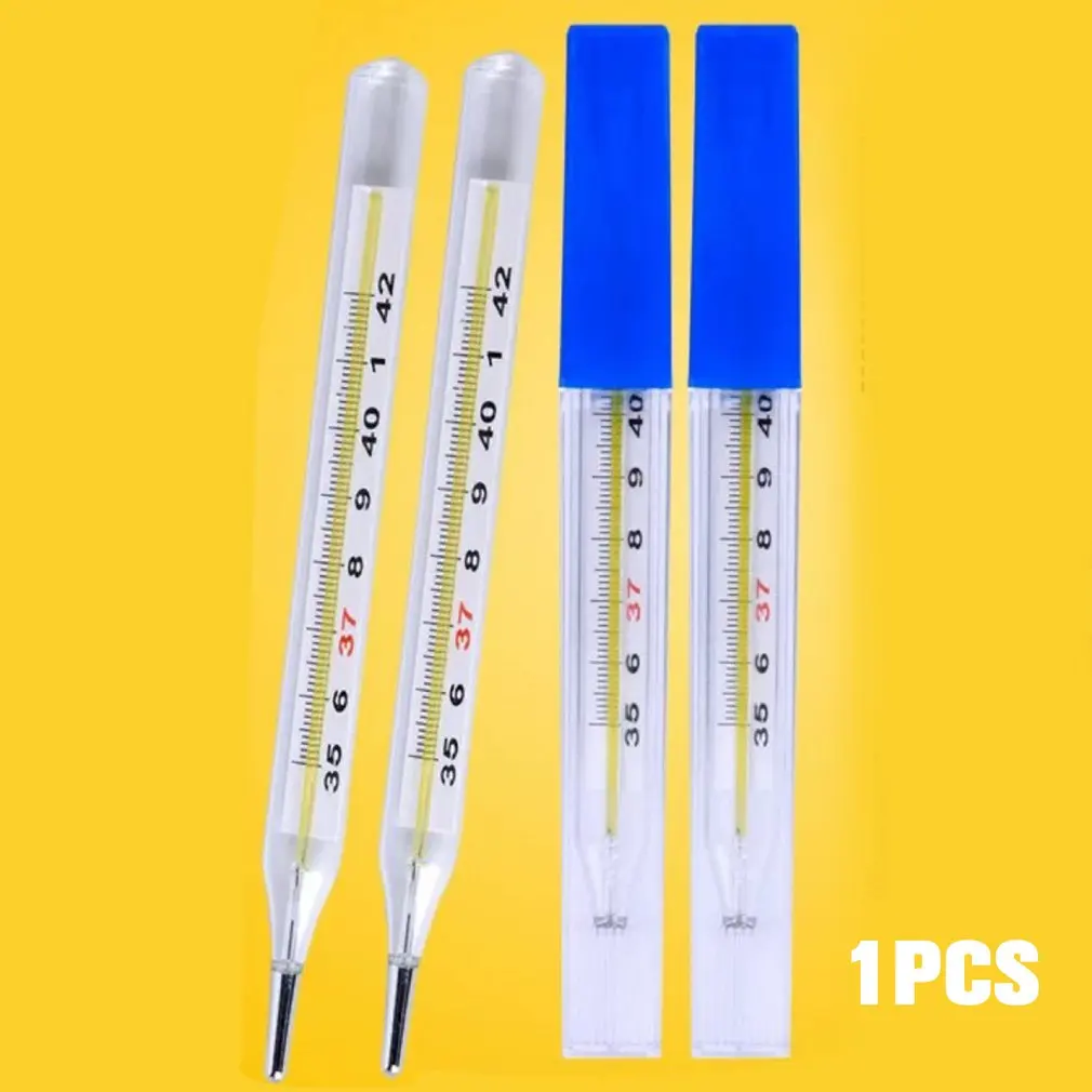 

1pcs mercury glass thermometer Probe digital thermometer professional health tool Body temperature measurement for Baby