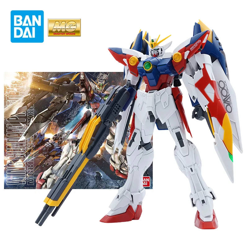 Набор моделей Bandai Gundam MG Wing Peport Zero Mobile Suit Gunpla экшн-фигурка XXXG-00W0 подарки для