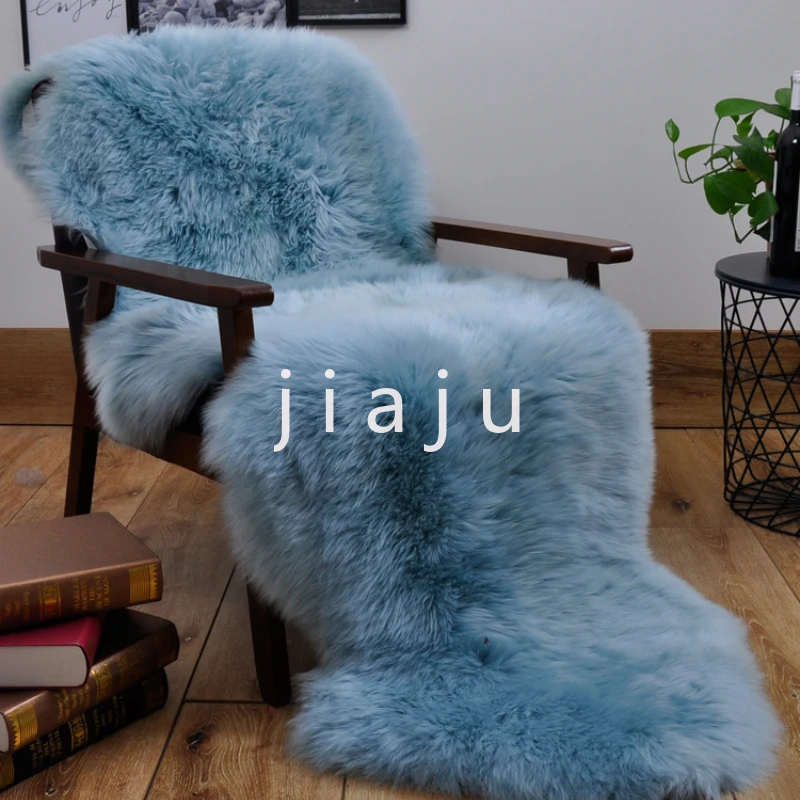 Письмовая автоэлектрика и резинка для sofá alfombrilla peluda piel oveja para decoración del hogar