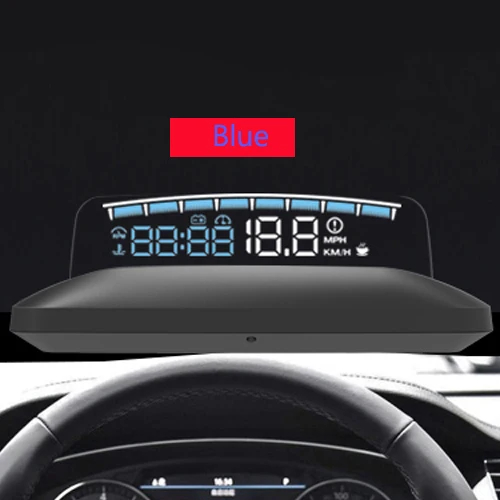 Автомобильный проектор на лобовое стекло EANOP M40 OBDII HUD, проектор скорости на лобовое стекло OBD2, сигнализация безопасности, температура воды, превышение скорости, оборот в минуту, напряжение