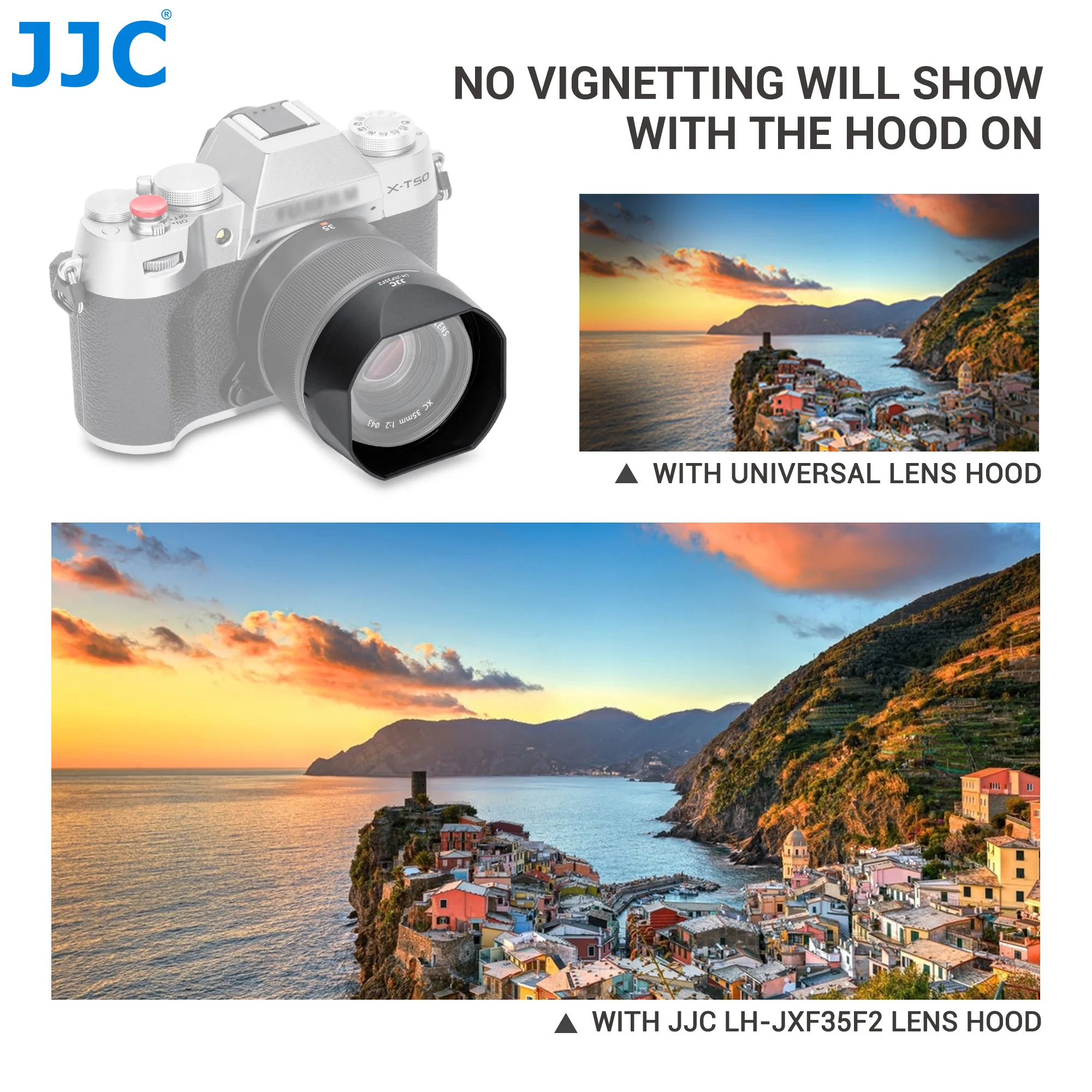Фото Квадратная бленда JJC для объектива Fujifilm XC 35mmF2 XF 23mmF2 R WR XF 35mmF2 R WR для объектива Fuji XH2S X-T5 X-T4 X-T3 XS20 №4