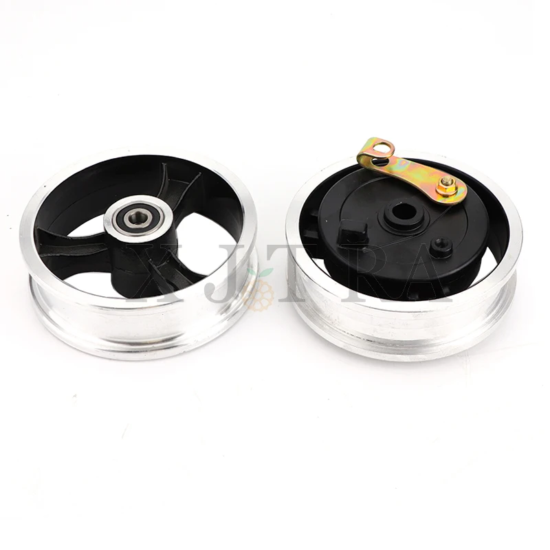 

8 Inch Aluminum Alloy Rims with Drum Brake Wheel Hub Fit for Electric Scooter 10x2.5 10x2.125 200x60 200x50 Tire Accessories