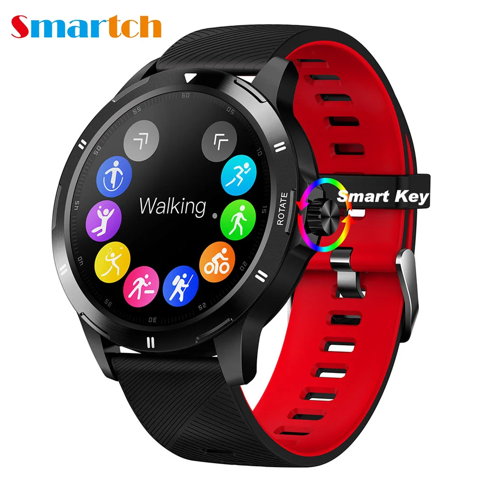 

2020 K15 Smart Watch Men New Rolling menu relojes inteligentes Temperature smarth watch Changable Strap For Android IOS PK G20