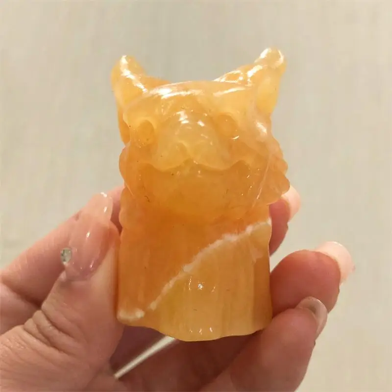 

Натуральный желтый кальцит, мультфильм, кригальная резьба, лечебный драгоценный камень, «сделай сам», аквариум, ландшафт, украшение для дом...