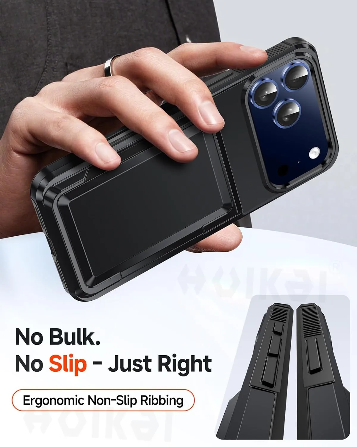 Фото Чехол-кошелек для iPhone 17 Pro Max 16 Pro Max 15 14 13 12 Защитный держатель для кредитных карт Прочный защитный противоударный чехол №5