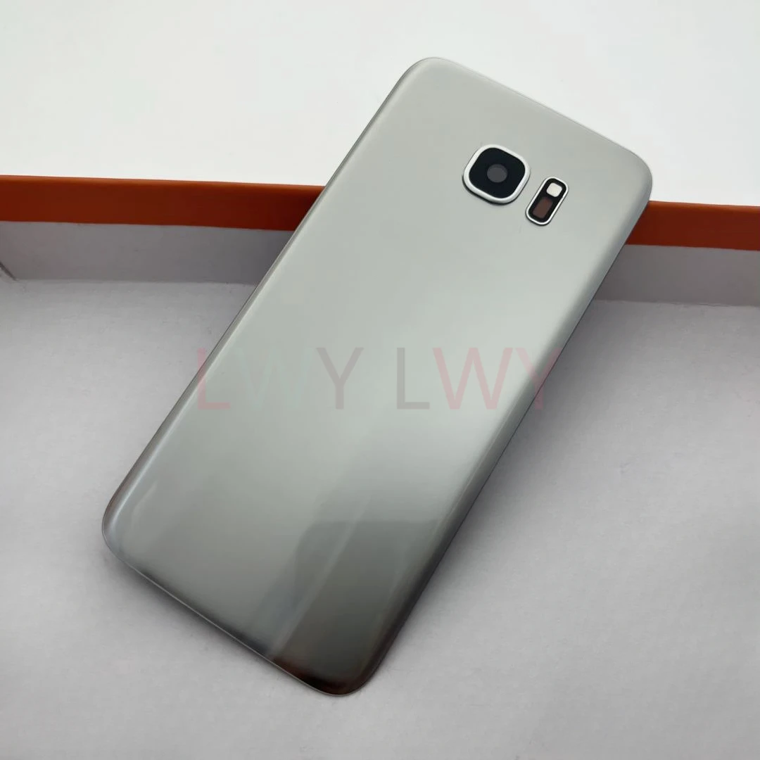 Для Samsung Galaxy S7 Edge G935 G930 задняя крышка батарейного отсека стеклянная корпуса с