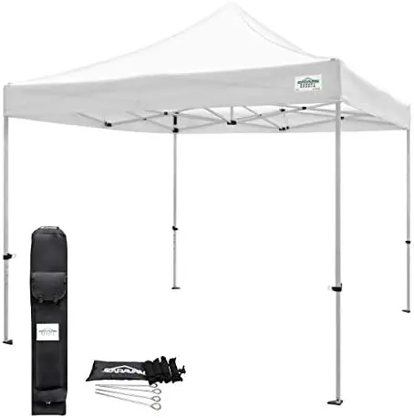Titanshade 10 X 10 Foot Straight Leg, White Canopy, 10x10