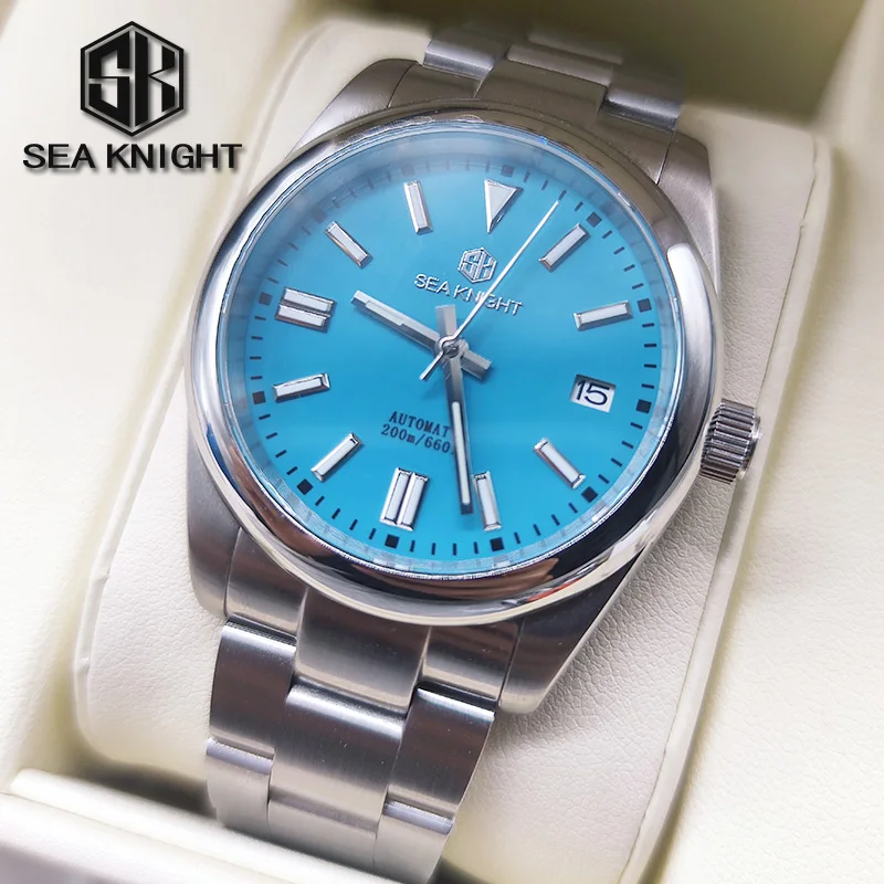 

SEA KNIGHT Vintage 39mm Dive Men Watch Stainless NH35A Sport Watches C3 Luminous 200M Waterproof Automatic Mechanical Watch