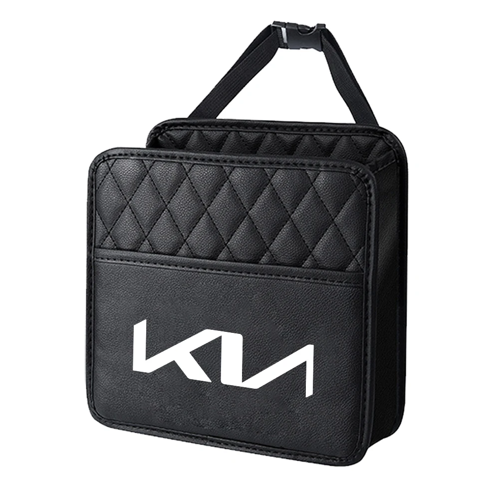 

Сумка для хранения на спинку автомобильного сиденья, кожаный органайзер, карман, автомобильные аксессуары для интерьера для KIA Rio Ceed Sportage Cerato Soul Sorento Niro