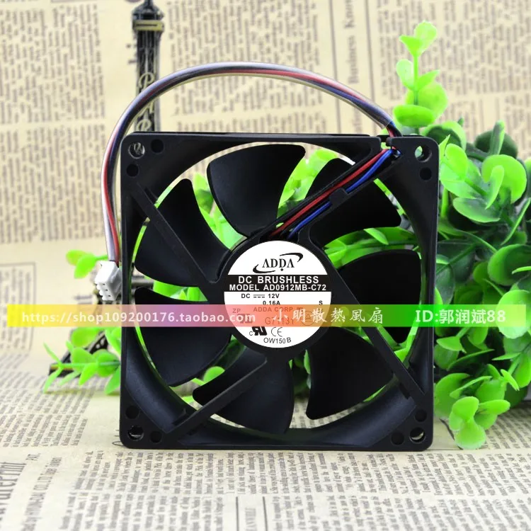 

BRAND NEW ORIGINAL 90*90*20MM Cooling Fan AD0924HB-C70 AFB0912HD AFB0912HHD AD0912HB-C70 AFB0924HB AD0912MB-C72