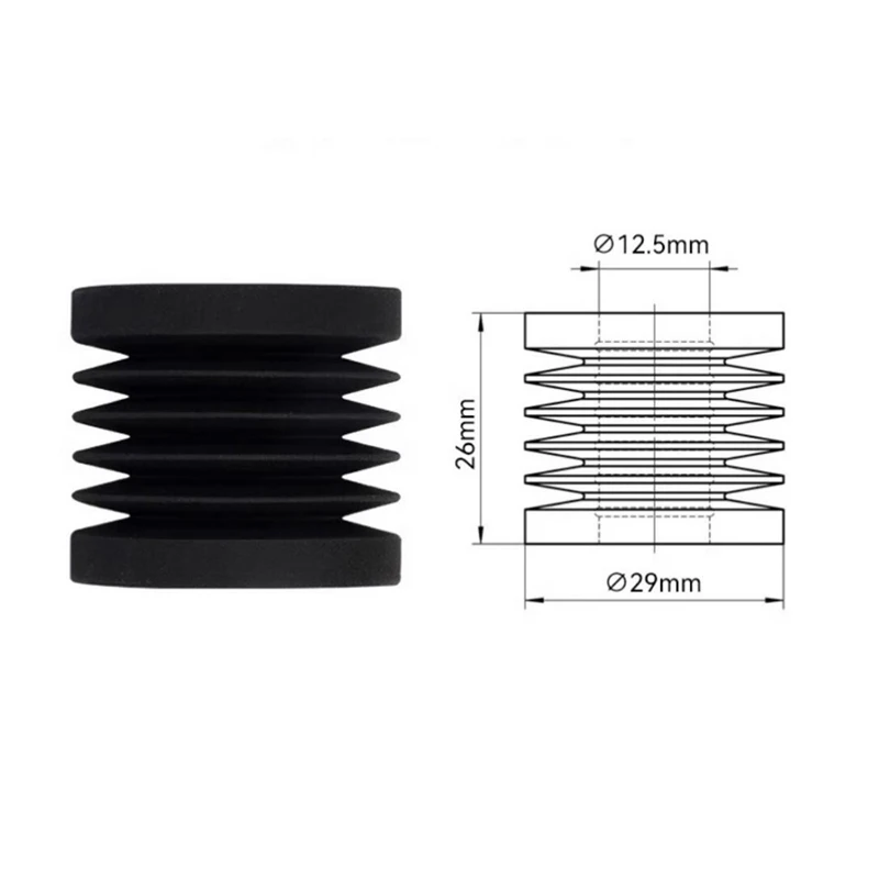 4 шт. антивибрационные ножки для 3D-принтера Bambu Lab P1P/P1S X1/X1C