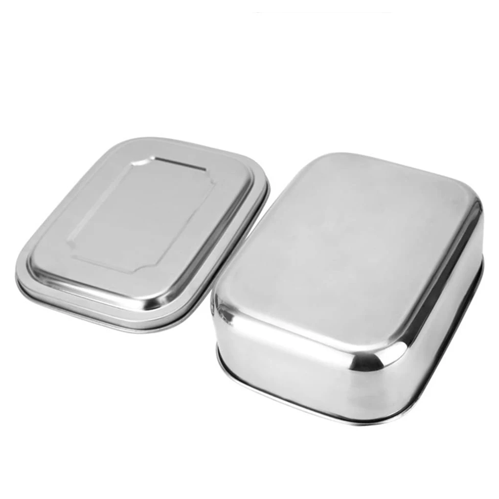 

Portable Food Box Lunch Bento Box Stainless Steel Food Container Snack Storage Box Multi-Compartment Student Child Dining Can