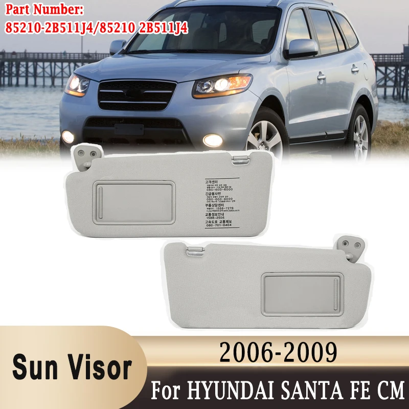 

Sun Visor with Make-up Mirror for Skoda Octavia 2014-2017 Grey Car Interior Sun Shade Car Sunvisor Driver and Passenger Side