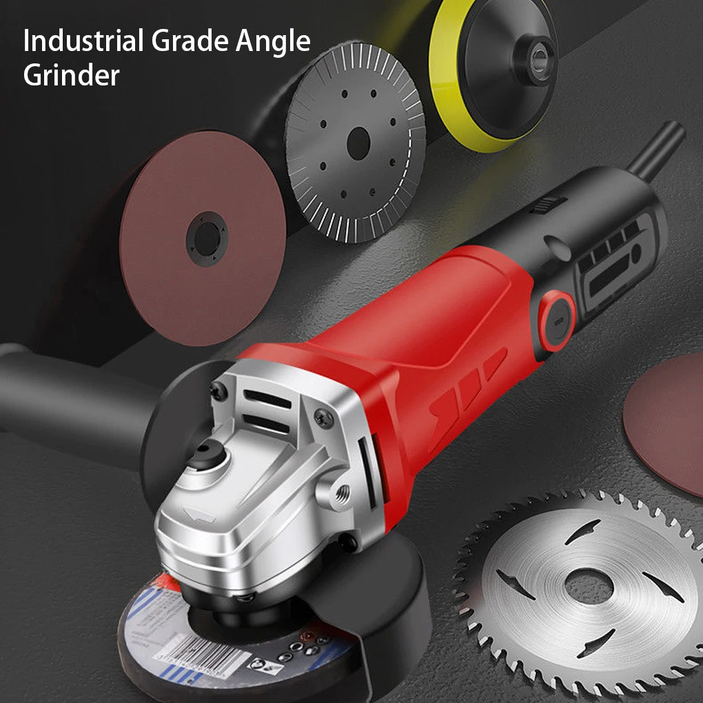 

Angle Grinder 6 Speed Metal Variable Grinders Multifunctional High-power Grinding Machine Polishing Equipment for Woodworking