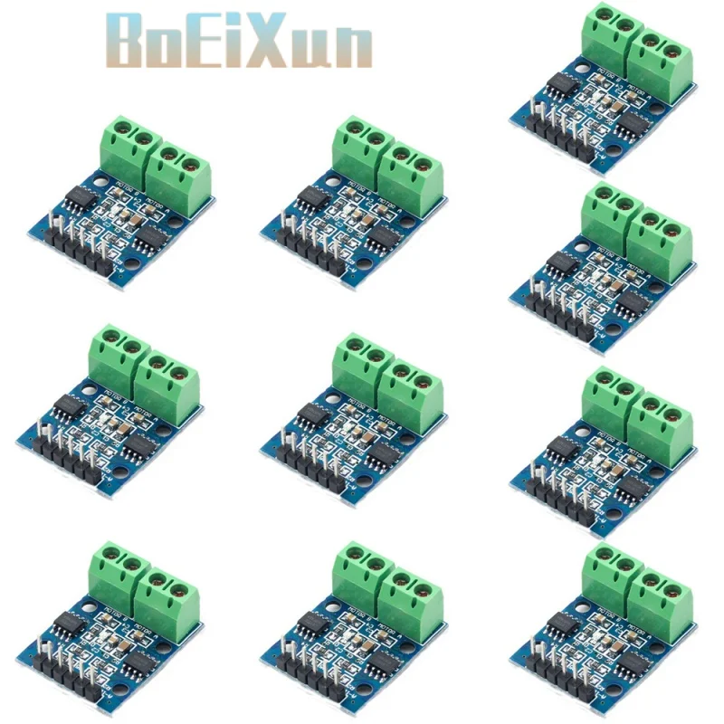 

Плата шагового двигателя L9110S DC 10 шт., плата драйвера H-bridge, двойной модуль двигателя постоянного тока для платы контроллера драйвера L9110S, мод...