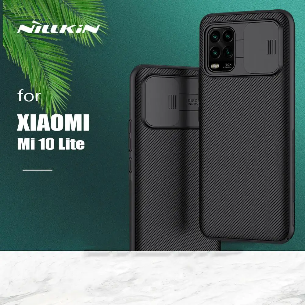 

Чехол для Xiaomi Mi 10 Lite, чехол Nillkin Camshield, защитная накладка на заднюю панель камеры для Xiaomi Mi 10 Lite