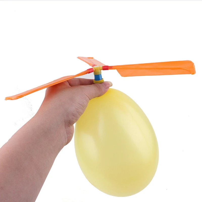 

1 Set Helicopter Balloon Outdoor Playing Flying Ballons Toy Birthday Party Decorations Kids Gift Party Supplies Random Color