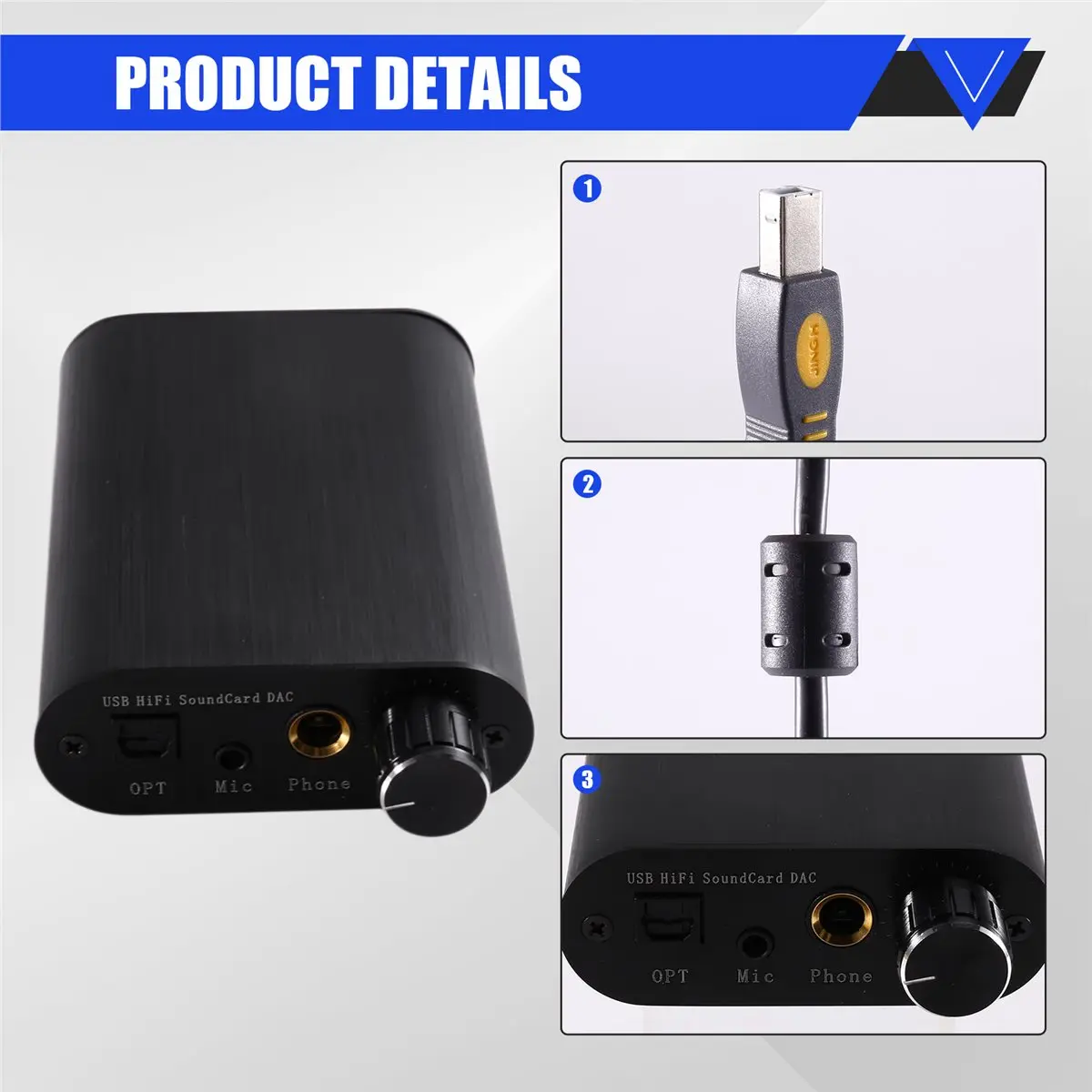 Фото Усилитель для наушников Besting L1387 USB 8X с параллельным подключением TDA1387, декодер, звуковая карта «все в одном» для компьютера, аудиофильская звуковая карта с поддержкой DTS, AC3, исходный код №5