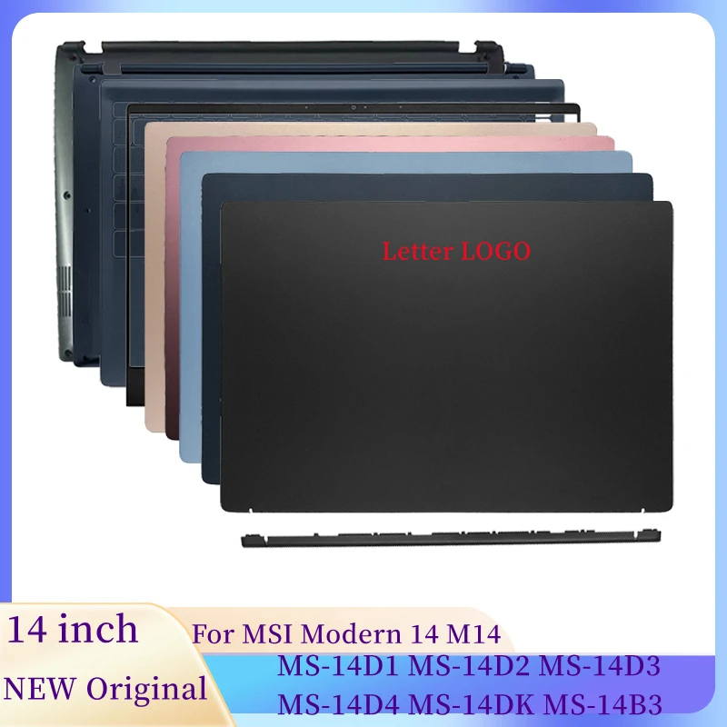 

Для ноутбуков MSI Modern 14 MS-14D1 14D2 14D3 14D4 14DK 14B3, задняя крышка/передняя рамка/Подставка для рук, верхняя звезда/крышка петли/нижняя звезда