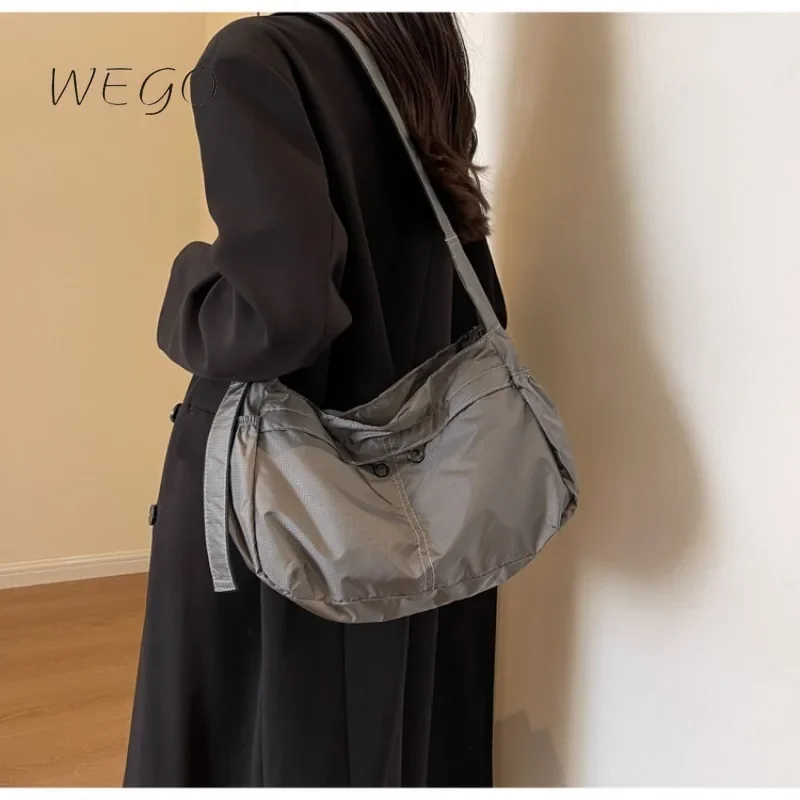 Стильная простая нейлоновая сумка на плечо Новая повседневная сумка-мессенджер