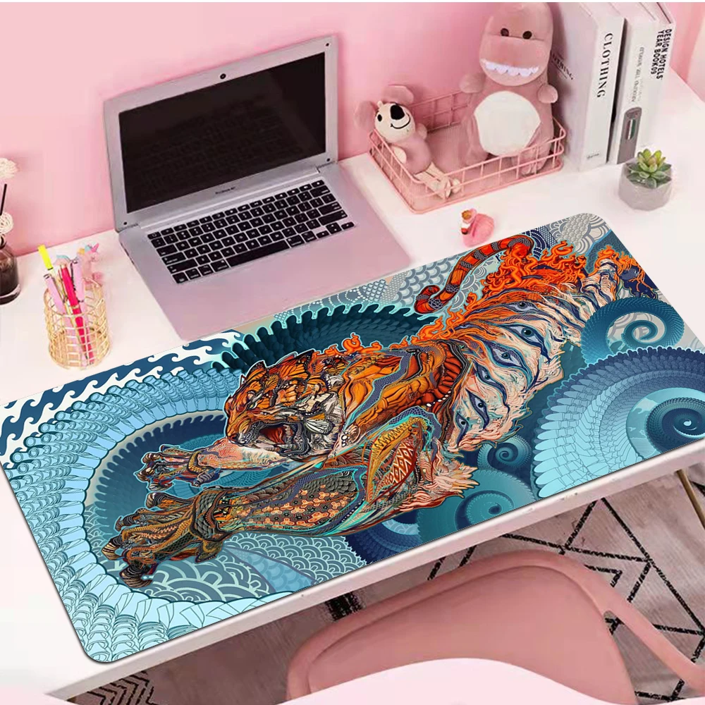 

Large Mouse Pad Gaming Mouse Pad Non-Slip Rubber Keyboard Desk Pad with Seam Lock CSGO Painted Super Beasts AWP Gaming Mouse Pad